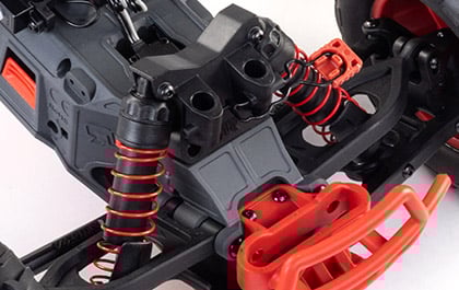 ADJUSTABLE SUSPENSION for the 1/10 QUAKE 223S DSC RTR Brushless RC Monster Truck