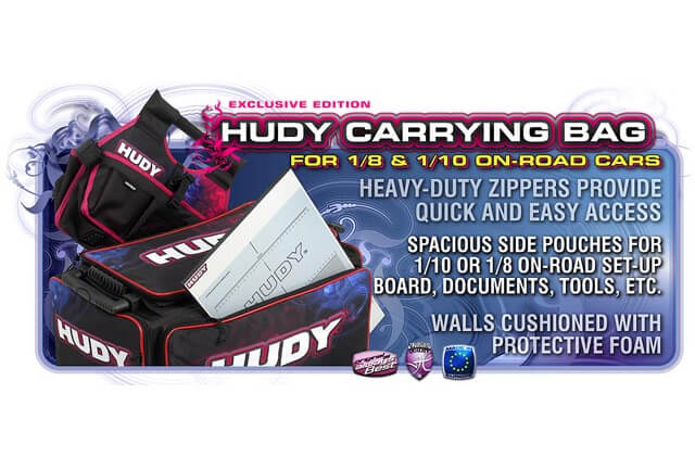 Hudy 1/10 & 1/8 Carrying Bag + Tool Bag - Exclusive Edition