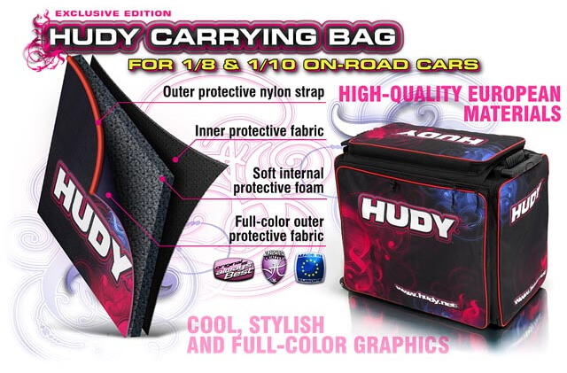 Hudy 1/10 & 1/8 Carrying Bag + Tool Bag - Exclusive Edition