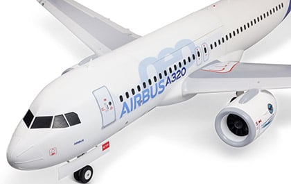 Durable Precision for the E-flite Airbus A320neo Twin 64mm EDF RC Jet Airliner