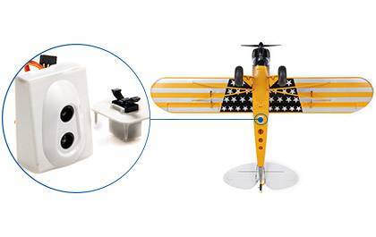 Optional Landing Assist Sensor for Smoother Landings for the HobbyZone Carbon Cub S 2 1.3m Cleetus McFarland Special Edition RC Airplane