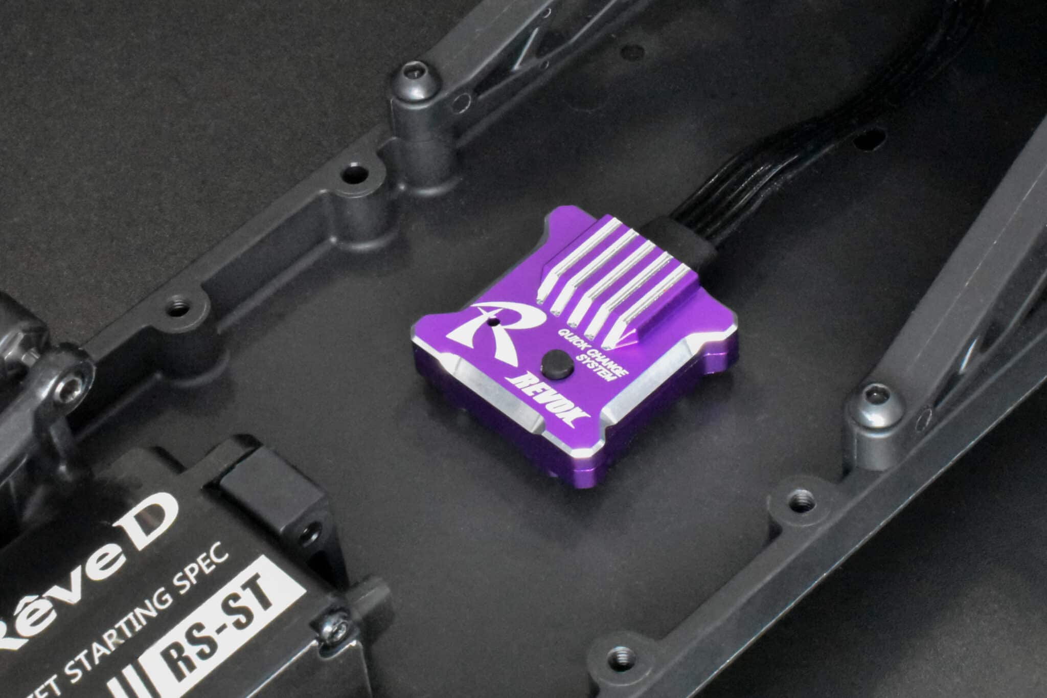 Reve D Steering Gyro for RWD Drift REVOX Purple RG-RVXP - RC Model