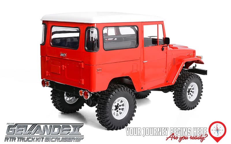 RC4WD Gelande II RTR Truck Cruiser Red Z-RTR0047 - RC Model Shop