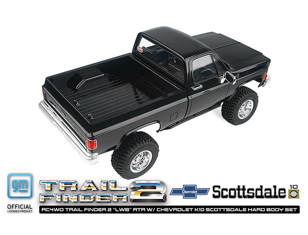RC4WD Trail Finder 2 lwb RTR Chevrolet K10 Hardbody Black Z