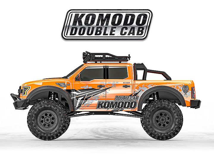Gmade 1/10 GS02F Komodo Double Cab TS Kit GM57010 - RC Model Shop